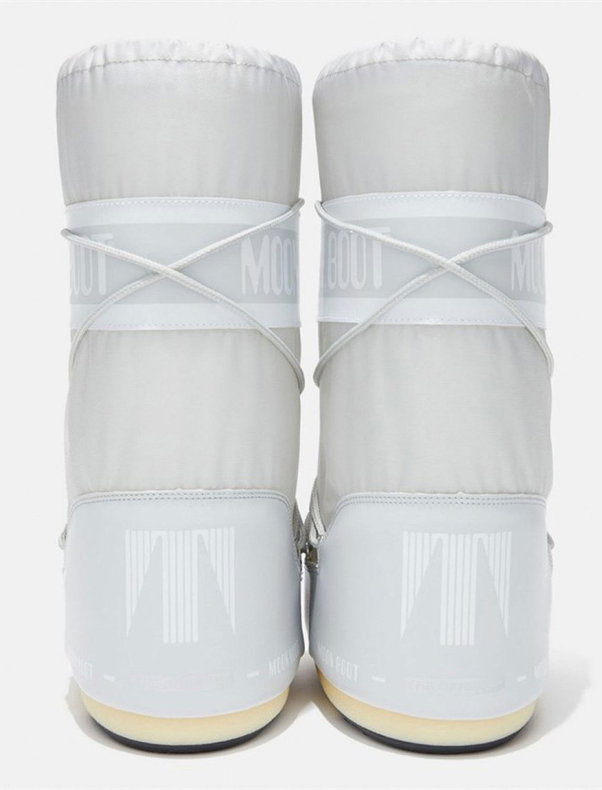 Moon Boot Mb Icon Nylon Kadın Gri Kar Botu Moon Boot Mb Icon Nylon Kadın Gri Kar Botu