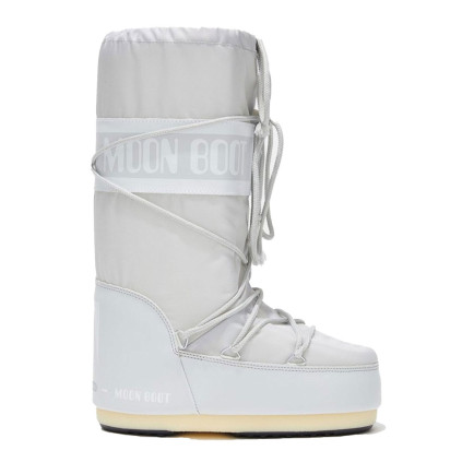 Moon Boot Mb Icon Nylon Kadın Gri Kar Botu Moon Boot Mb Icon Nylon Kadın Gri Kar Botu