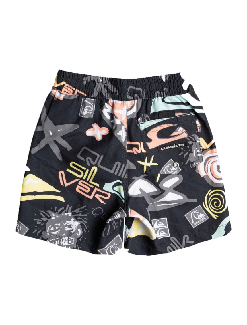 Quiksilver Çocuk Şort Volley Short Siyah Günlük Giyim Quiksilver Çocuk Şort Volley Short Siyah Günlük Giyim
