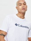 Columbia CSC Basic Logo Brushed Erkek Beyaz T-Shirt Columbia CSC Basic Logo Brushed Erkek Beyaz T-Shirt