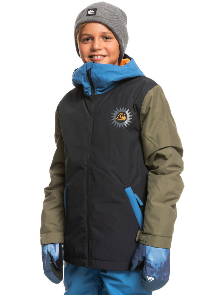 Quiksilver In The Hood Youth Unisex Çocuk Siyah Snowboard Ceketi Quiksilver In The Hood Youth Unisex Çocuk Siyah Snowboard Ceketi