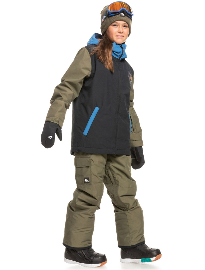 Quiksilver In The Hood Youth Unisex Çocuk Siyah Snowboard Ceketi Quiksilver In The Hood Youth Unisex Çocuk Siyah Snowboard Ceketi