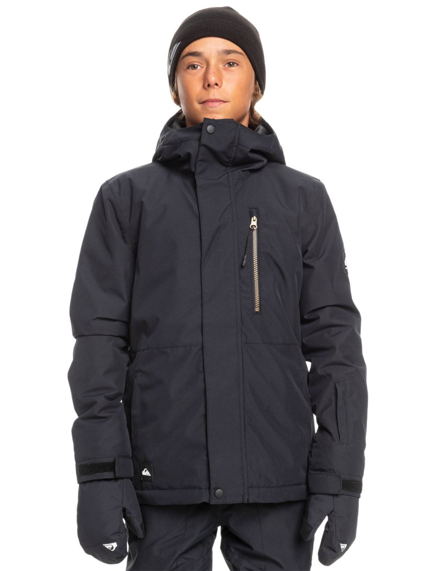 Quiksilver Mission Solid Youth Erkek Çocuk Siyah Snowboard Ceketi Quiksilver Mission Solid Youth Erkek Çocuk Siyah Snowboard Ceketi