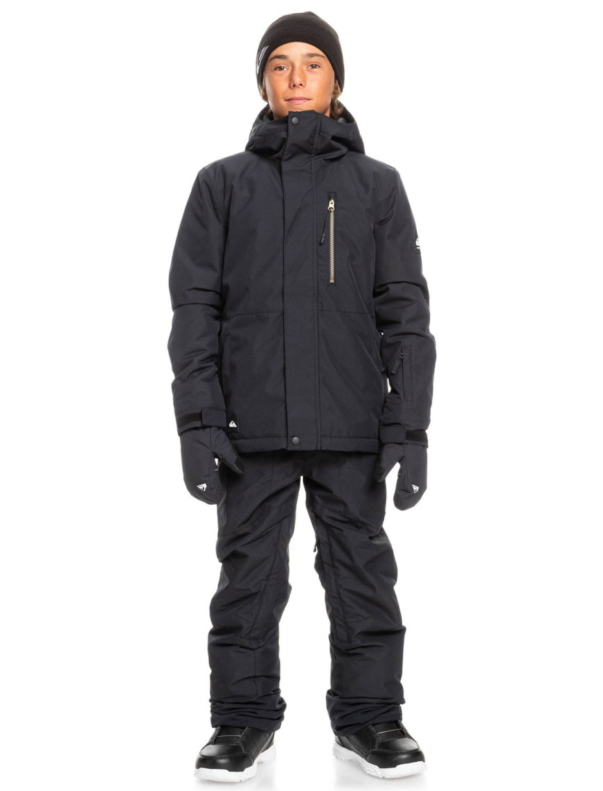 Quiksilver Mission Solid Youth Erkek Çocuk Siyah Snowboard Ceketi Quiksilver Mission Solid Youth Erkek Çocuk Siyah Snowboard Ceketi