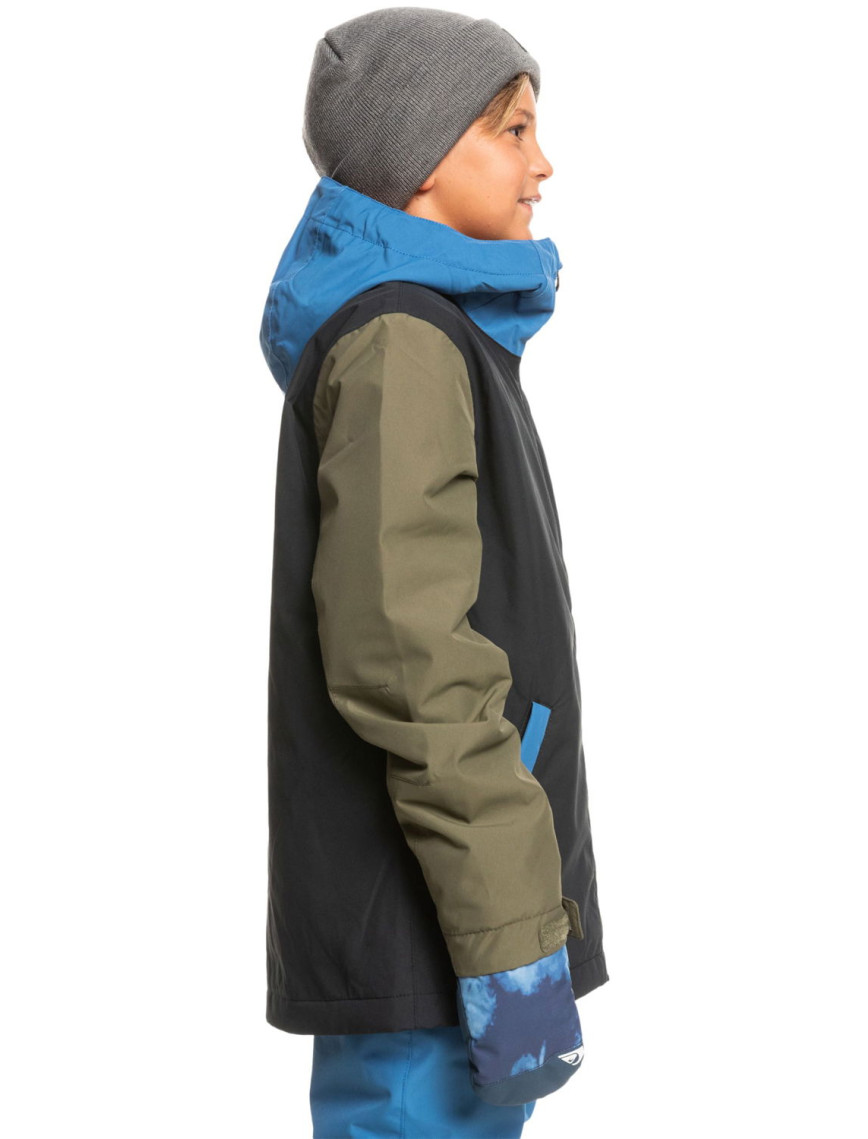 Quiksilver In The Hood Youth Unisex Çocuk Siyah Snowboard Ceketi Quiksilver In The Hood Youth Unisex Çocuk Siyah Snowboard Ceketi