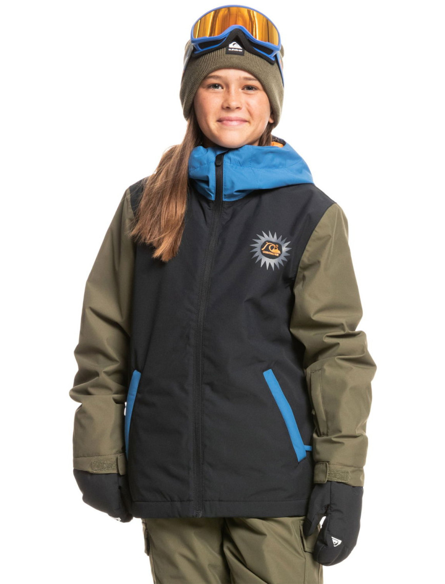 Quiksilver In The Hood Youth Unisex Çocuk Siyah Snowboard Ceketi Quiksilver In The Hood Youth Unisex Çocuk Siyah Snowboard Ceketi