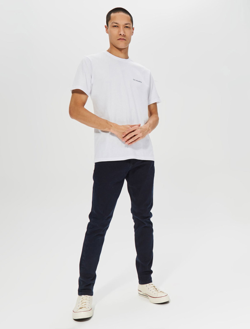 Columbia Basic Logo Brushed Erkek Beyaz Günlük T-Shirt Columbia Basic Logo Brushed Erkek Beyaz Günlük T-Shirt