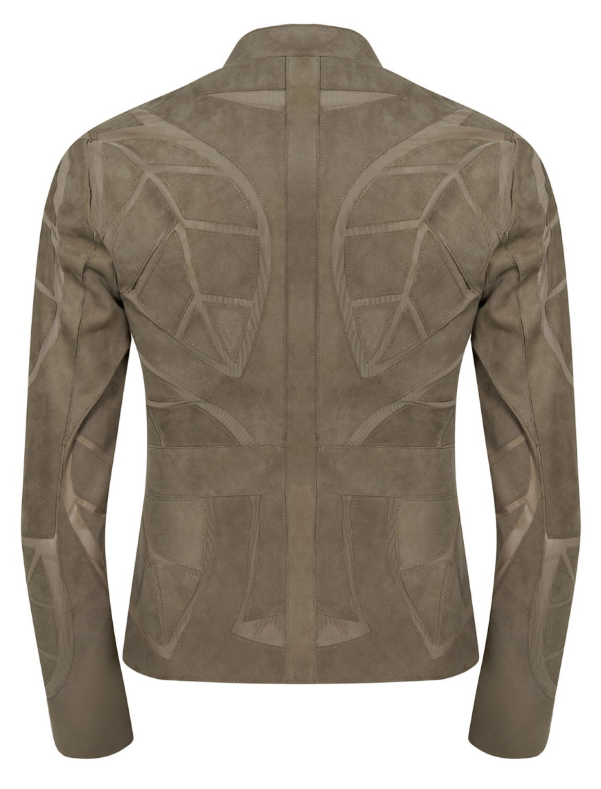 Origa Kadın Yaprak Panelli Deri Ceket Origa Kadın Yaprak Panelli Deri Ceket