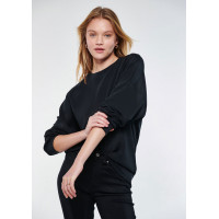 Mavi Lux Touch Siyah Modal Sweatshirt 168837-900 Mavi Lux Touch Siyah Modal Sweatshirt 168837-900