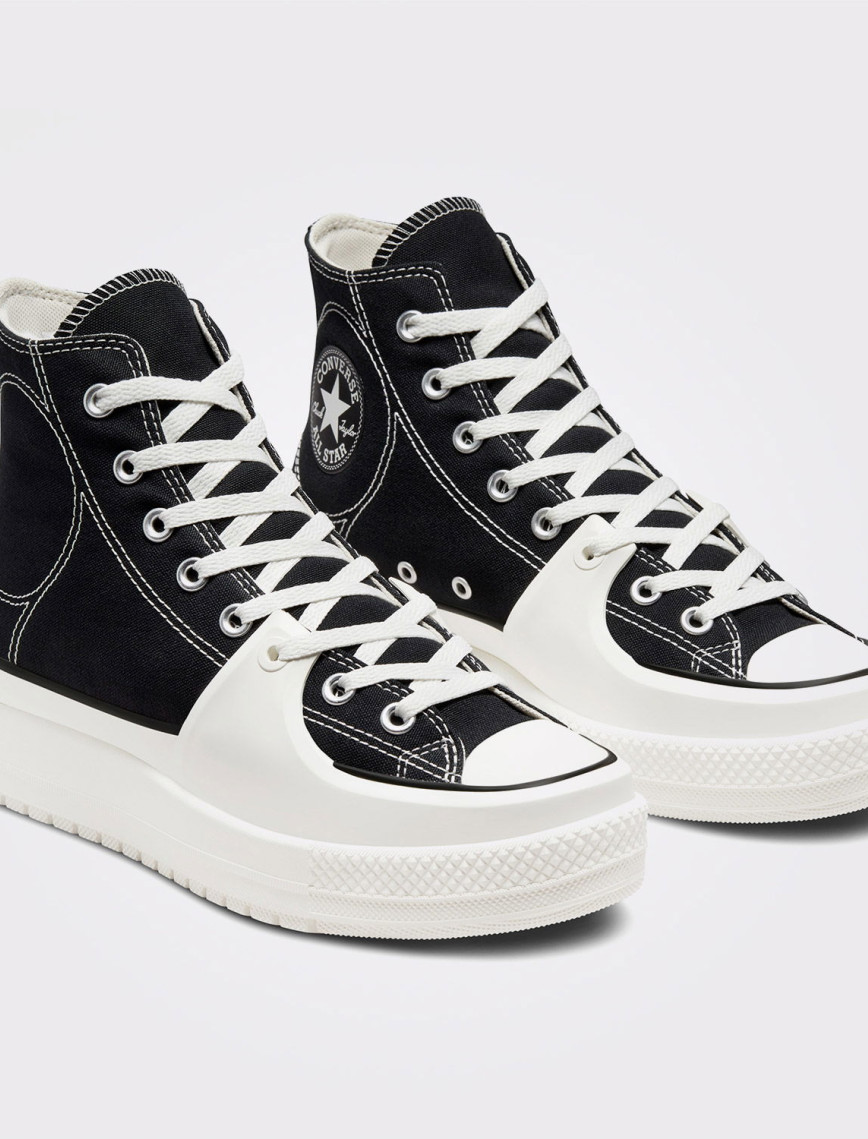 Converse Chuck Taylor All Star Construct Unisex Siyah Sneaker Converse Chuck Taylor All Star Construct Unisex Siyah Sneaker