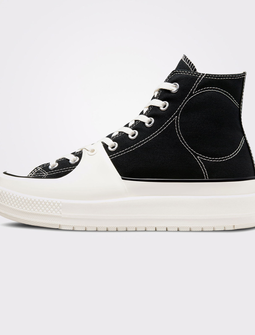 Converse Chuck Taylor All Star Construct Unisex Siyah Sneaker Converse Chuck Taylor All Star Construct Unisex Siyah Sneaker