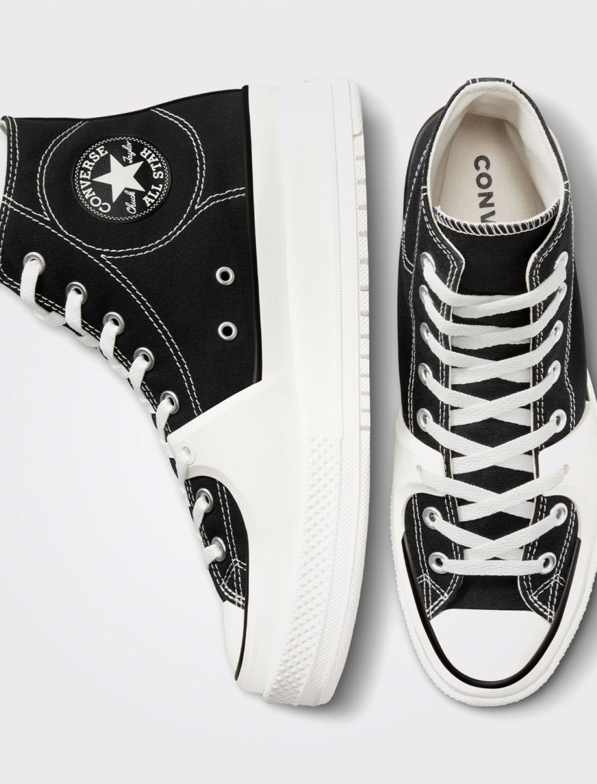 Converse Chuck Taylor All Star Construct Unisex Siyah Sneaker Converse Chuck Taylor All Star Construct Unisex Siyah Sneaker