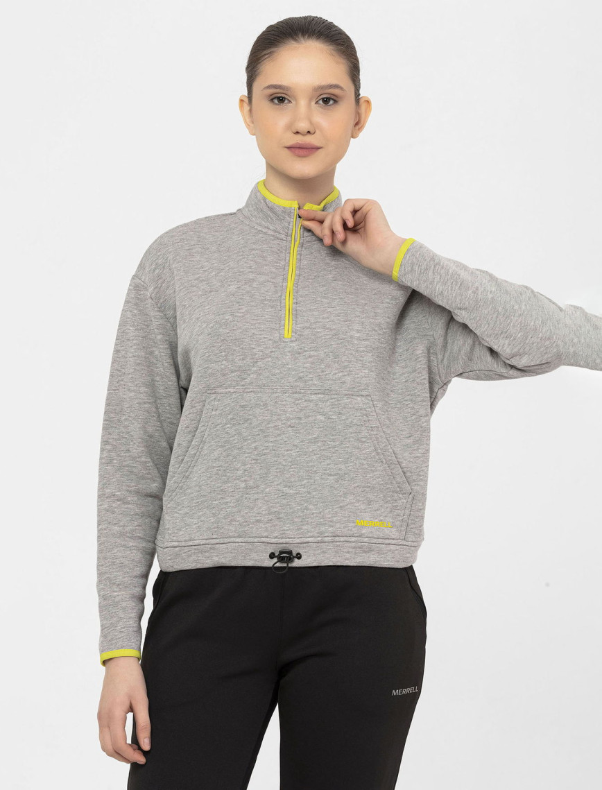 Merrell Sense Kadın Gri Sweatshirt Merrell Sense Kadın Gri Sweatshirt