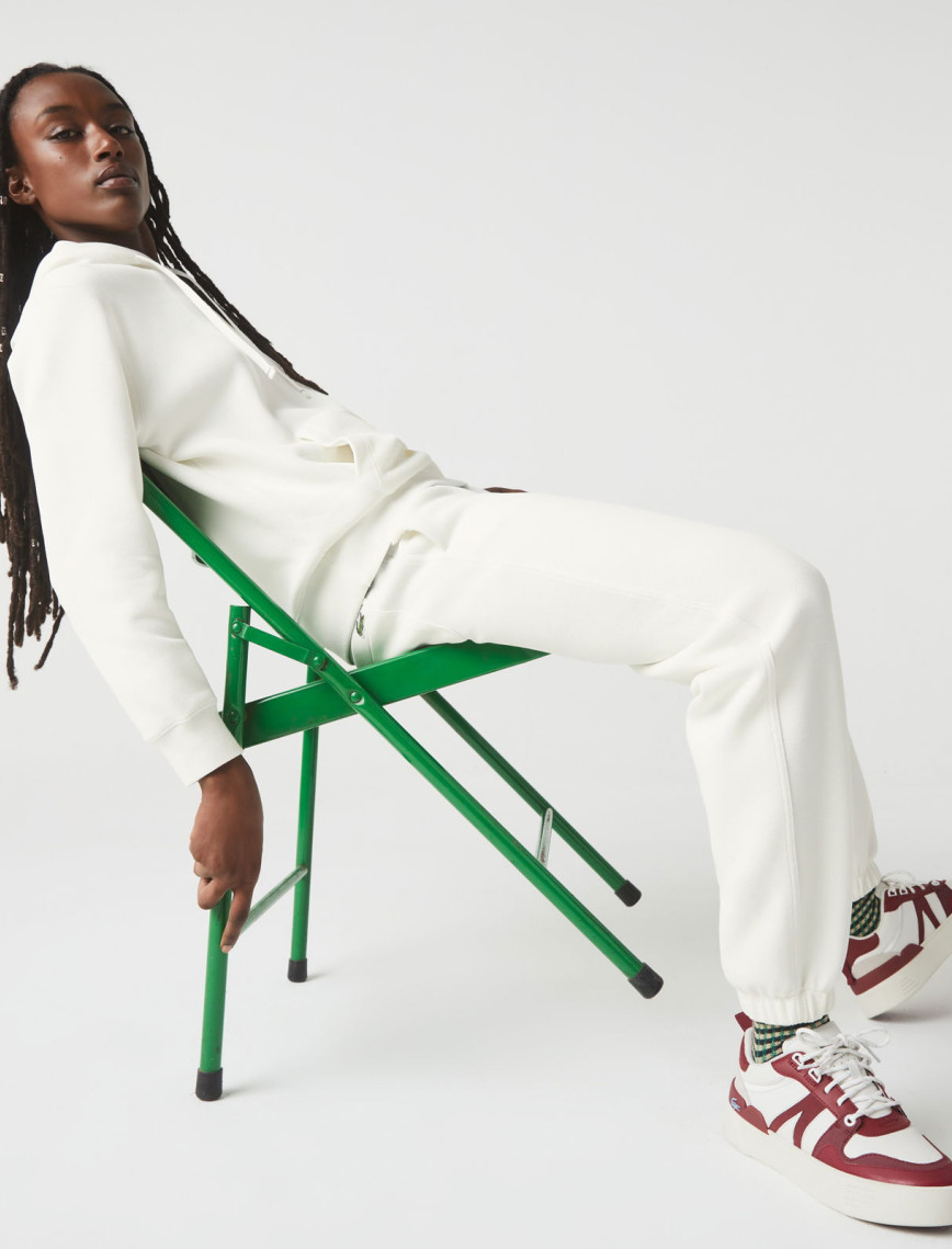 Lacoste Kadın Regular Fit Beyaz Eşofman Altı Lacoste Kadın Regular Fit Beyaz Eşofman Altı