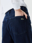 Lacoste Kadın Straight Fit Lacivert Jean Pantolon Lacoste Kadın Straight Fit Lacivert Jean Pantolon
