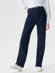 Lacoste Kadın Straight Fit Lacivert Jean Pantolon Lacoste Kadın Straight Fit Lacivert Jean Pantolon