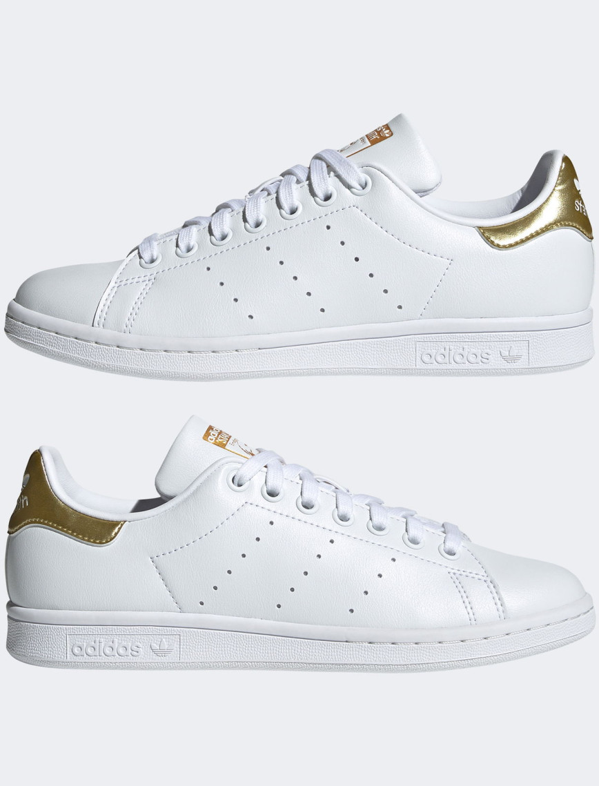 adidas Stan Smith Kadın Beyaz/Altın Rengi Spor Ayakkabı adidas Stan Smith Kadın Beyaz/Altın Rengi Spor Ayakkabı