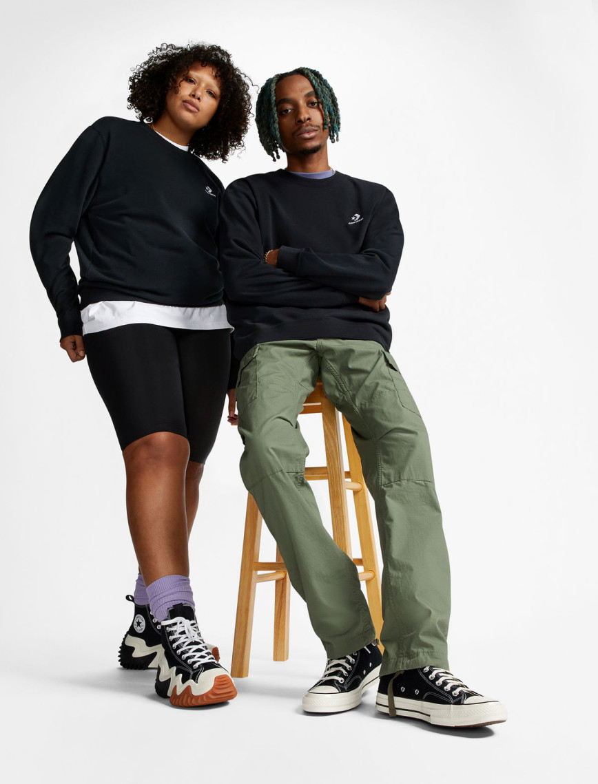 Converse Unisex Siyah Sweatshirt Converse Unisex Siyah Sweatshirt