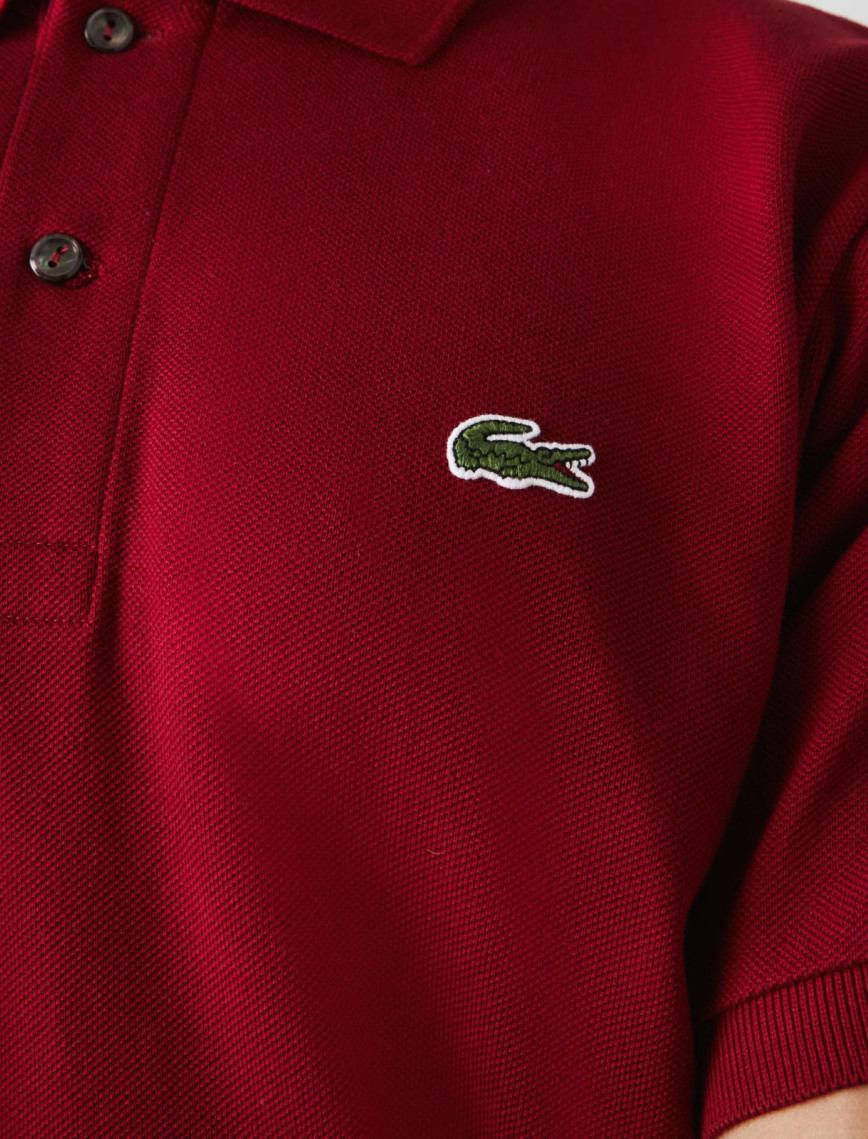 Lacoste L.12.12 Erkek Classic Fit Bordo Polo Lacoste L.12.12 Erkek Classic Fit Bordo Polo