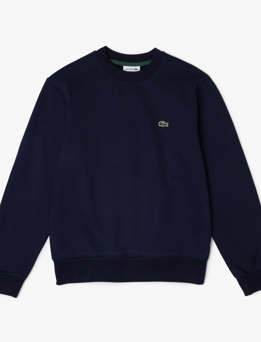 Lacoste Erkek Classic Fit Bisiklet Yaka Lacivert Sweatshirt