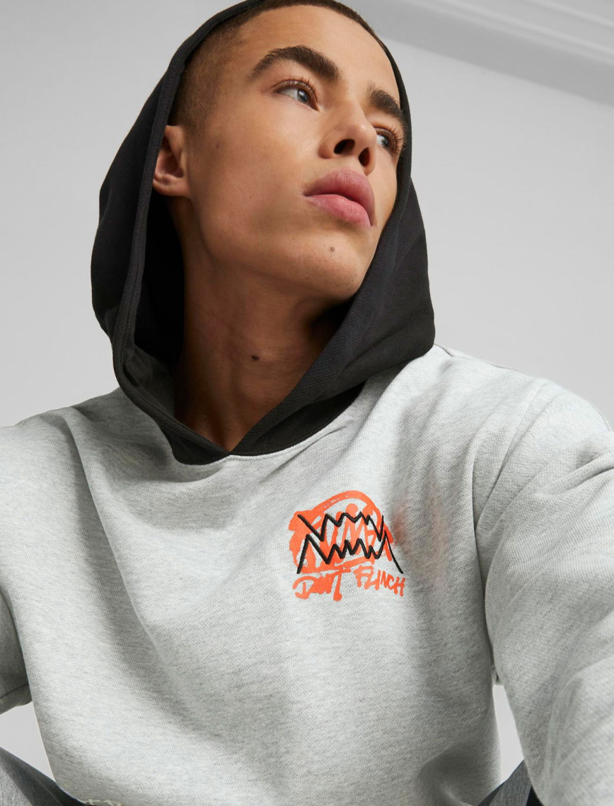 Puma Boroughs Erkek Gri Kapüşonlu Hoodie Puma Boroughs Erkek Gri Kapüşonlu Hoodie