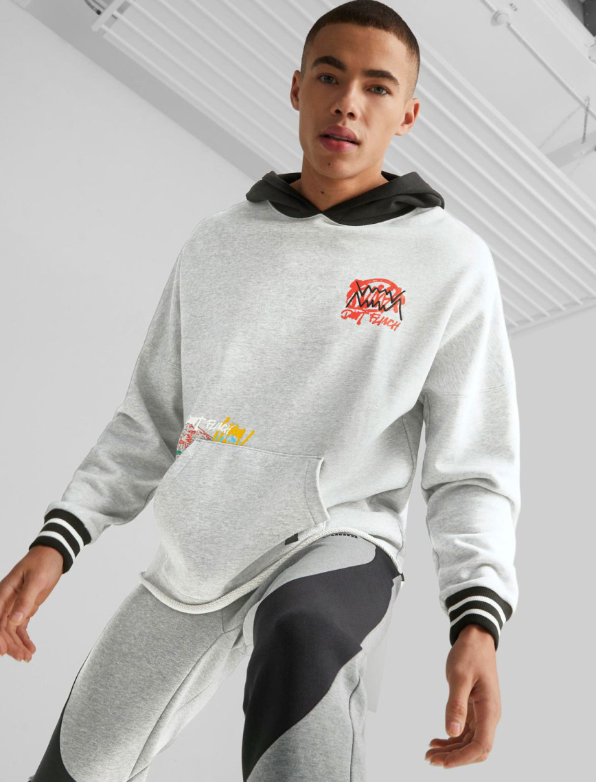 Puma Boroughs Erkek Gri Kapüşonlu Hoodie Puma Boroughs Erkek Gri Kapüşonlu Hoodie