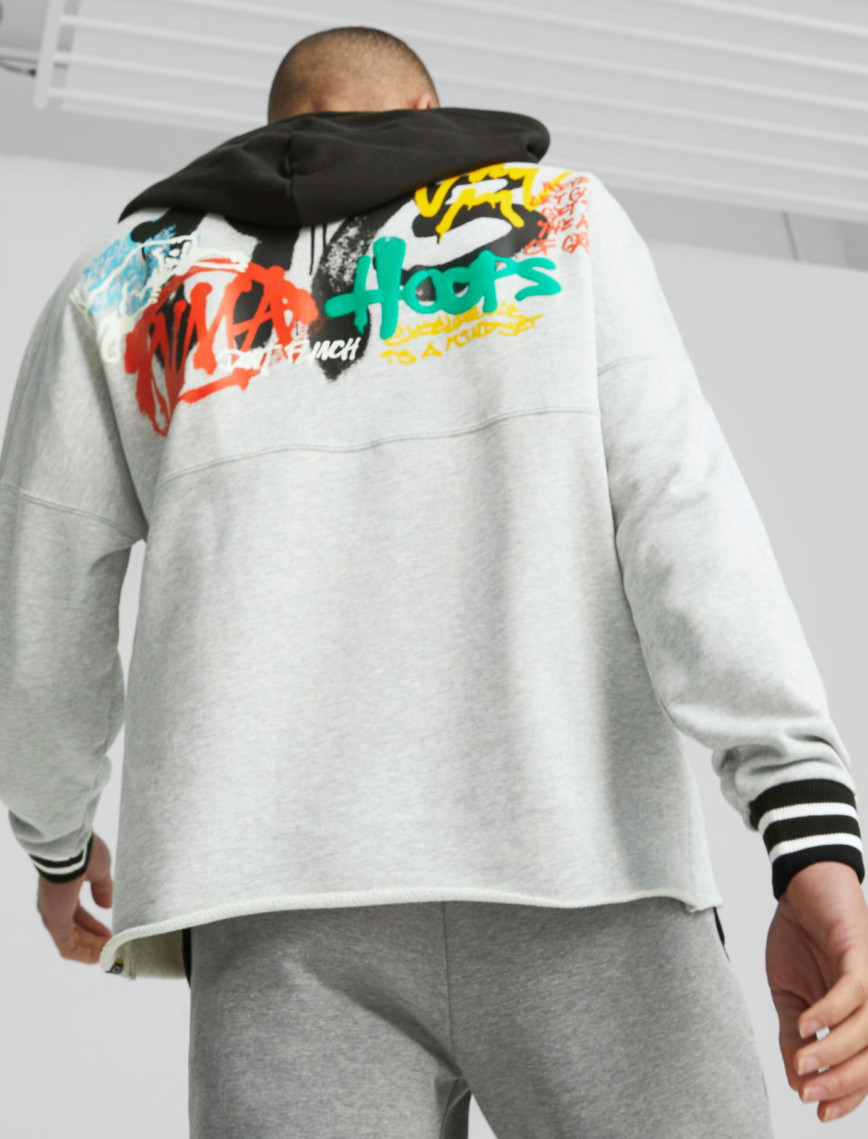 Puma Boroughs Erkek Gri Kapüşonlu Hoodie Puma Boroughs Erkek Gri Kapüşonlu Hoodie