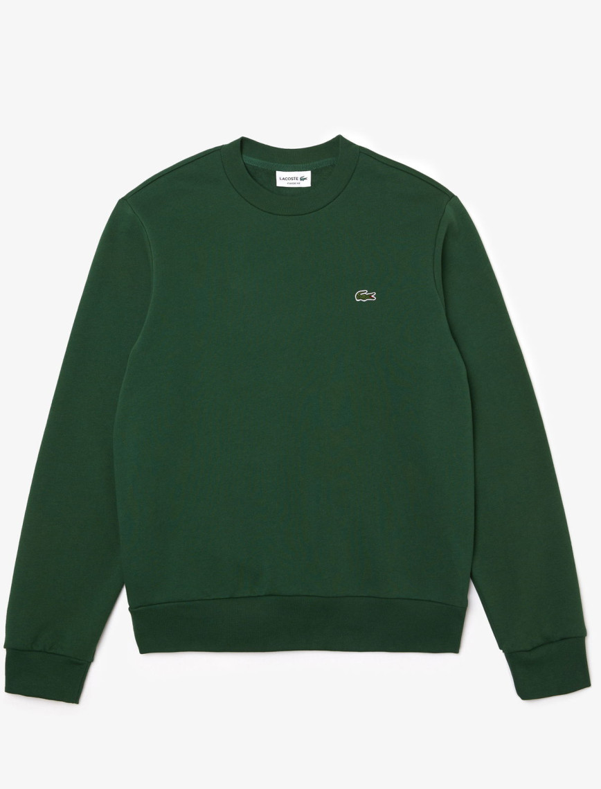 Lacoste Erkek Classic Fit Bisiklet Yaka Yeşil Sweatshirt Lacoste Erkek Classic Fit Bisiklet Yaka Yeşil Sweatshirt