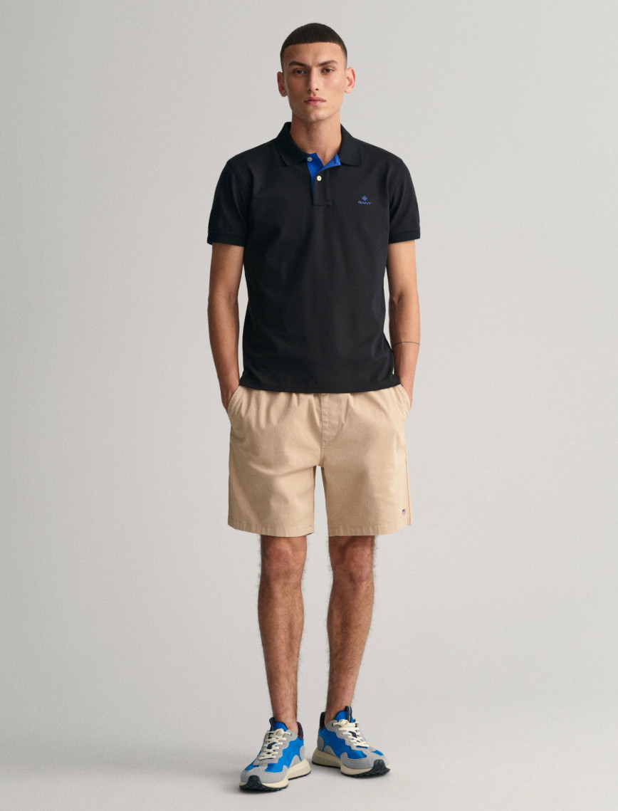 GANT Erkek Siyah Slim Fit Polo GANT Erkek Siyah Slim Fit Polo