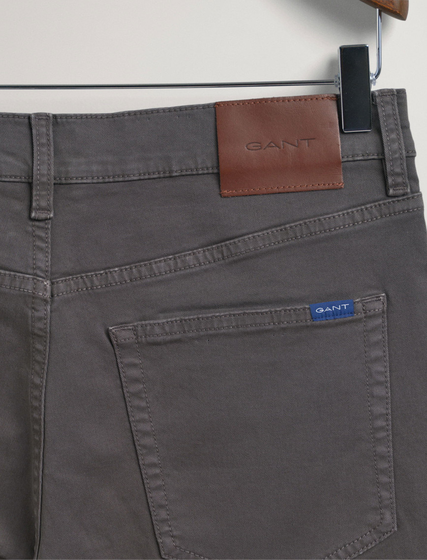 GANT Erkek Gri Slim Fit Hayes Jean Pantolon GANT Erkek Gri Slim Fit Hayes Jean Pantolon