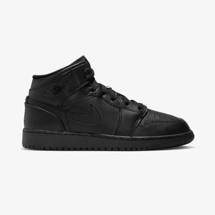 Jordan Air 1 Mid Genç Çocuk Siyah Spor Ayakkabı Jordan Air 1 Mid Genç Çocuk Siyah Spor Ayakkabı