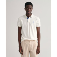 GANT Erkek Krem Slim Fit Polo GANT Erkek Krem Slim Fit Polo