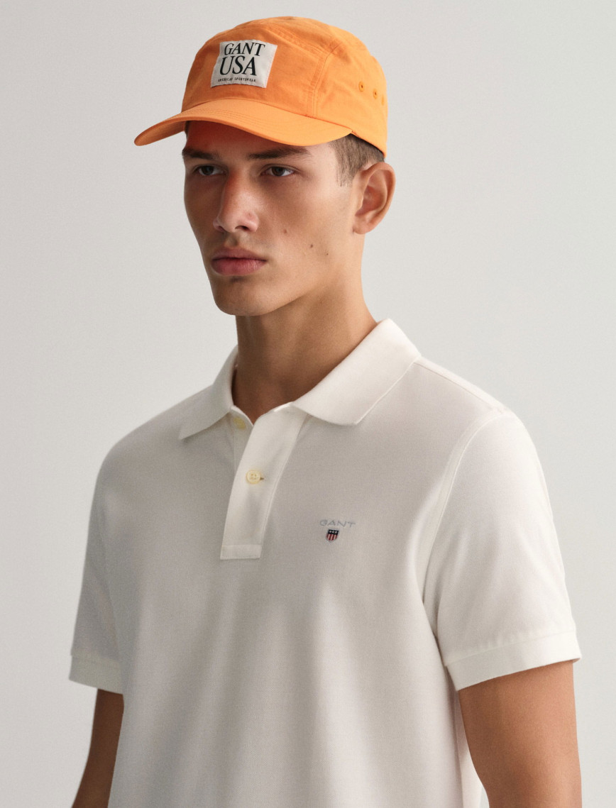 GANT Erkek Beyaz Regular Fit Polo GANT Erkek Beyaz Regular Fit Polo