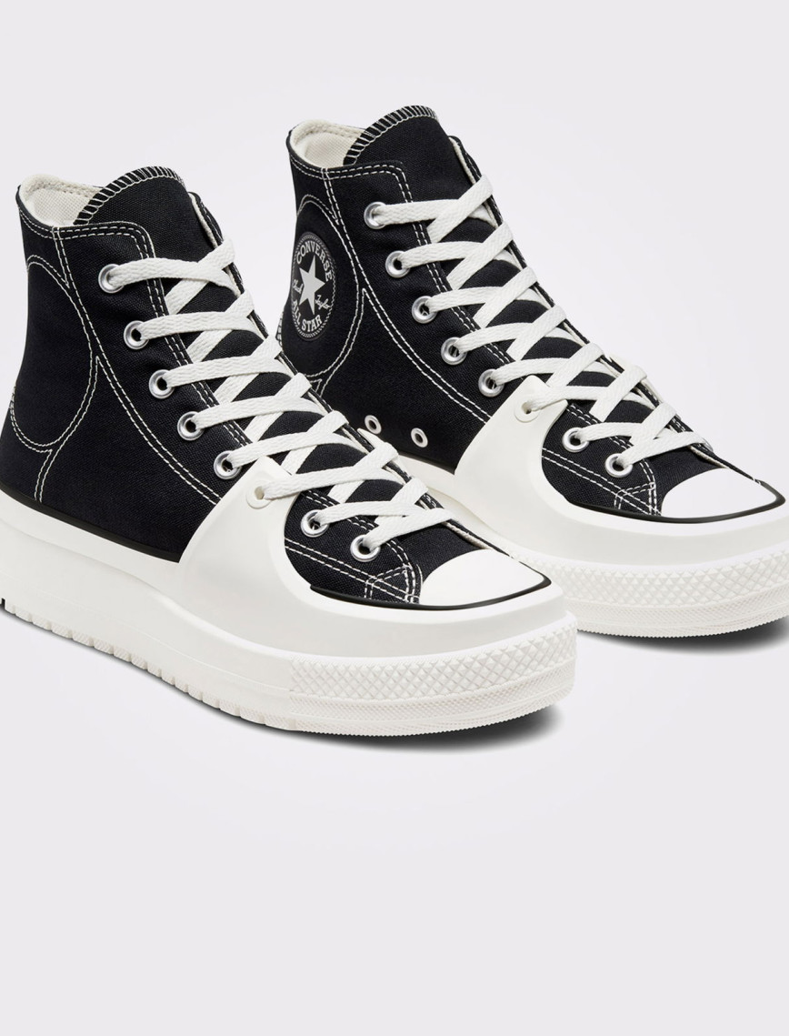 Converse Chuck Taylor All Star Construct Unisex Siyah Sneaker Converse Chuck Taylor All Star Construct Unisex Siyah Sneaker