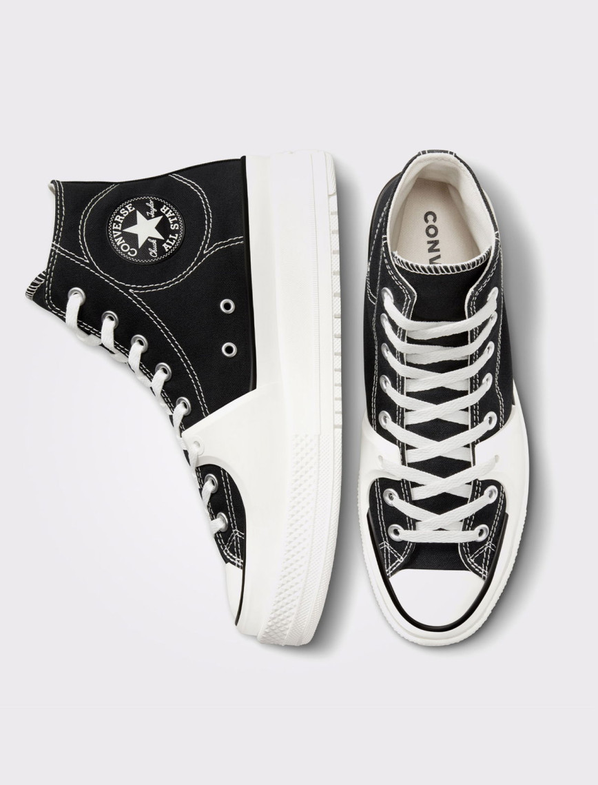 Converse Chuck Taylor All Star Construct Unisex Siyah Sneaker Converse Chuck Taylor All Star Construct Unisex Siyah Sneaker