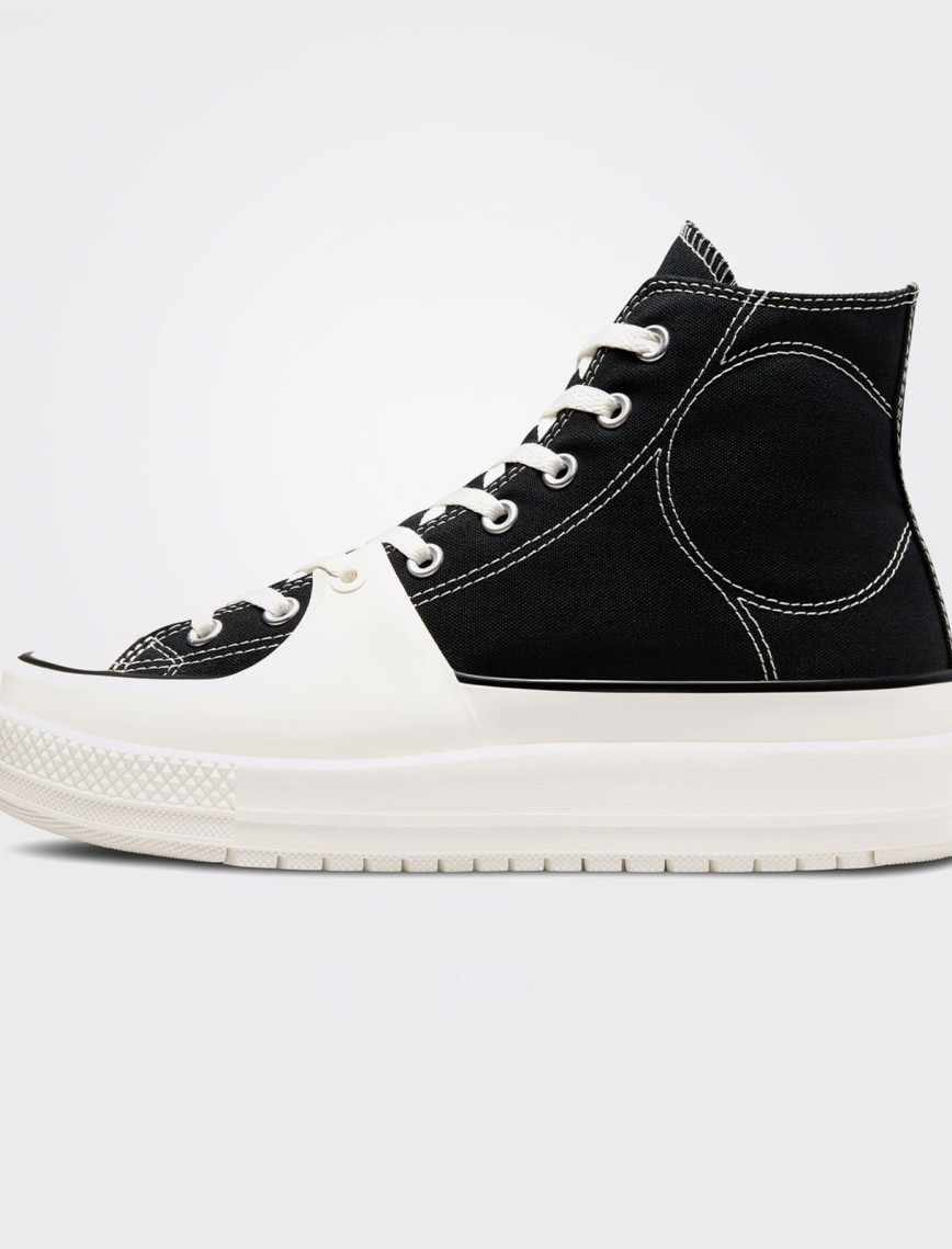 Converse Chuck Taylor All Star Construct Unisex Siyah Sneaker Converse Chuck Taylor All Star Construct Unisex Siyah Sneaker