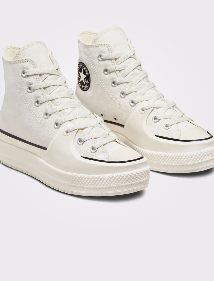 Converse Chuck Taylor All Star Construct Unisex Krem Sneaker Converse Chuck Taylor All Star Construct Unisex Krem Sneaker