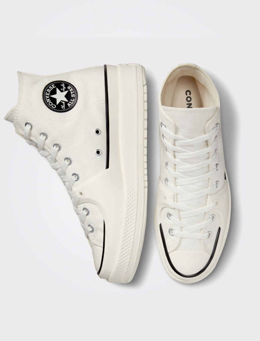 Converse Chuck Taylor All Star Construct Unisex Krem Sneaker Converse Chuck Taylor All Star Construct Unisex Krem Sneaker