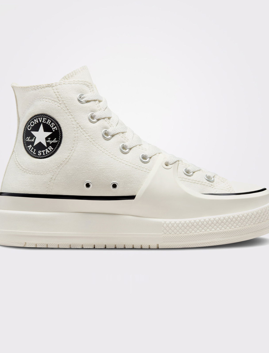 Converse Chuck Taylor All Star Construct Unisex Krem Sneaker Converse Chuck Taylor All Star Construct Unisex Krem Sneaker