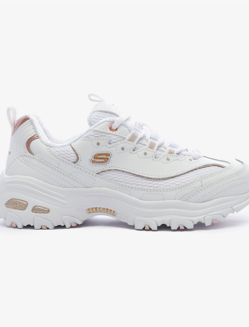 Skechers D'Lites Kadın Beyaz Spor Ayakkabı Skechers D'Lites Kadın Beyaz Spor Ayakkabı