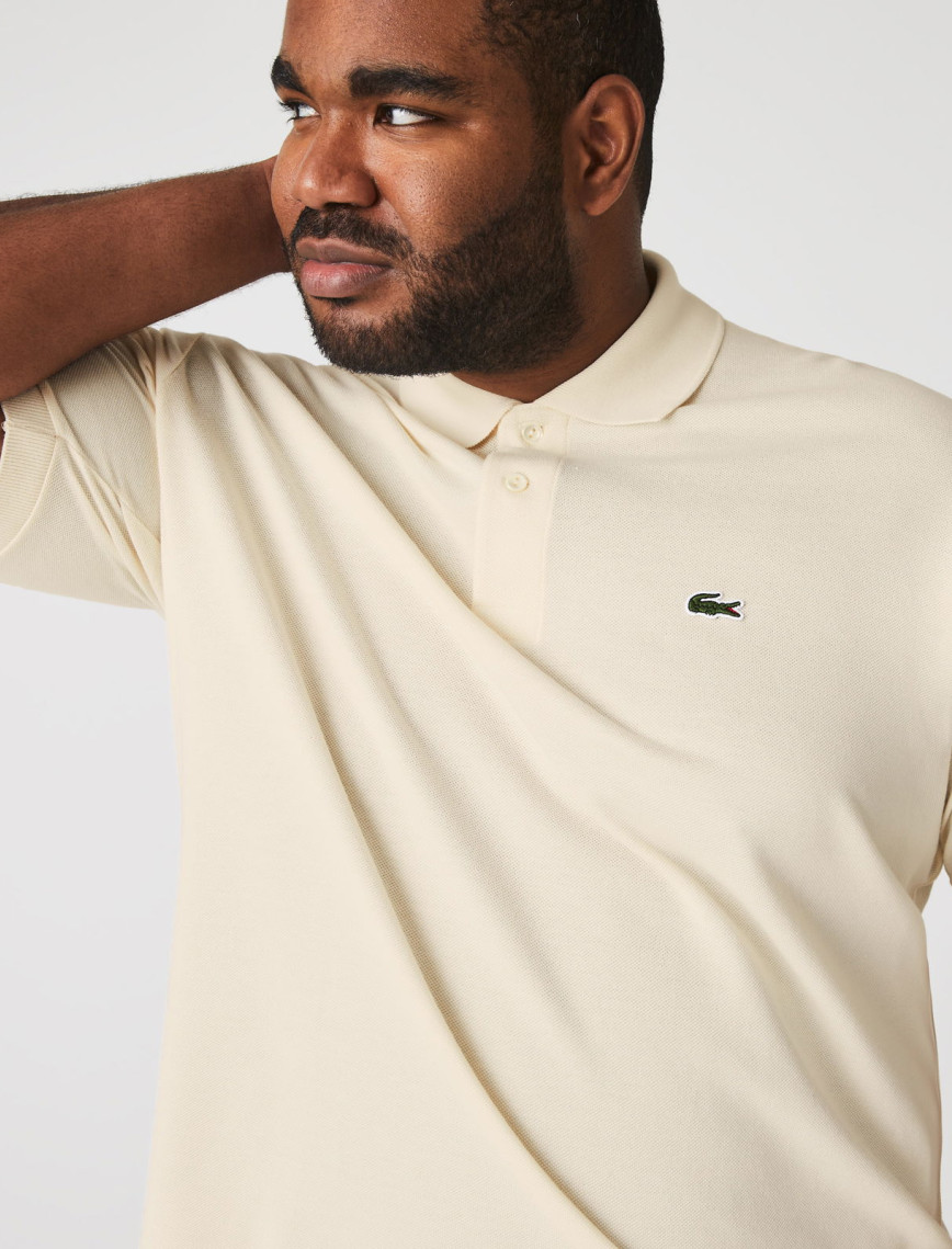 Lacoste L.12.12 Erkek Classic Fit Bej Polo Lacoste L.12.12 Erkek Classic Fit Bej Polo
