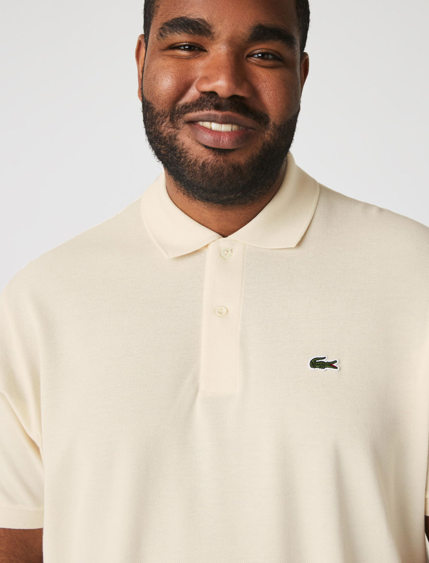 Lacoste L.12.12 Erkek Classic Fit Bej Polo Lacoste L.12.12 Erkek Classic Fit Bej Polo