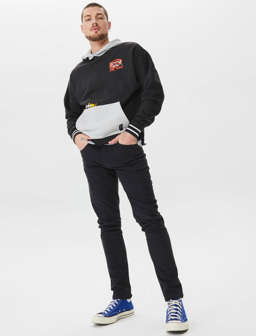 Puma Boroughs Erkek Siyah Kapüşonlu Sweatshirt Puma Boroughs Erkek Siyah Kapüşonlu Sweatshirt