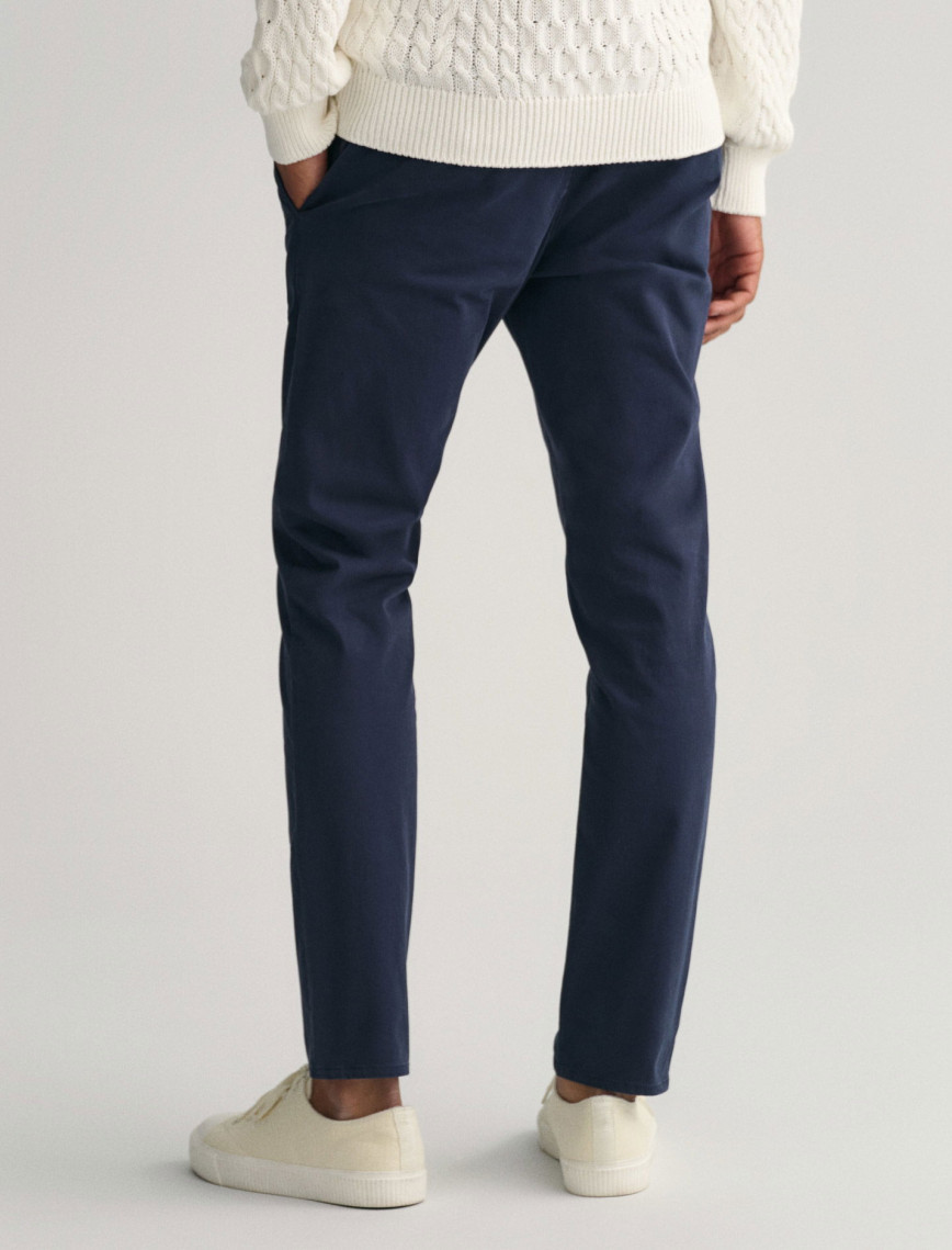 GANT Erkek Lacivert Extra Slim Fit Pantolon GANT Erkek Lacivert Extra Slim Fit Pantolon