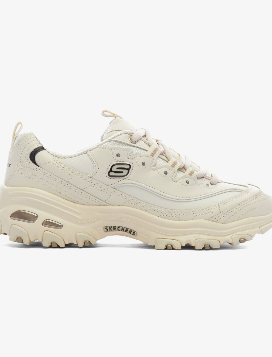 Skechers D'Lites Kadın Beyaz Ayakkabı Skechers D'Lites Kadın Beyaz Ayakkabı