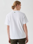 Lacoste Erkek Relaxed Fit Bisiklet Yaka Baskılı Beyaz T-Shirt Lacoste Erkek Relaxed Fit Bisiklet Yaka Baskılı Beyaz T-Shirt
