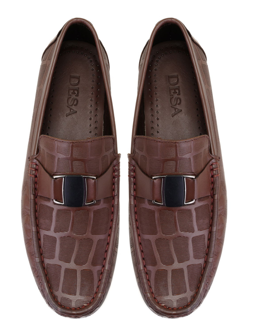 Chevi Kahve Erkek Deri Loafer Chevi Kahve Erkek Deri Loafer