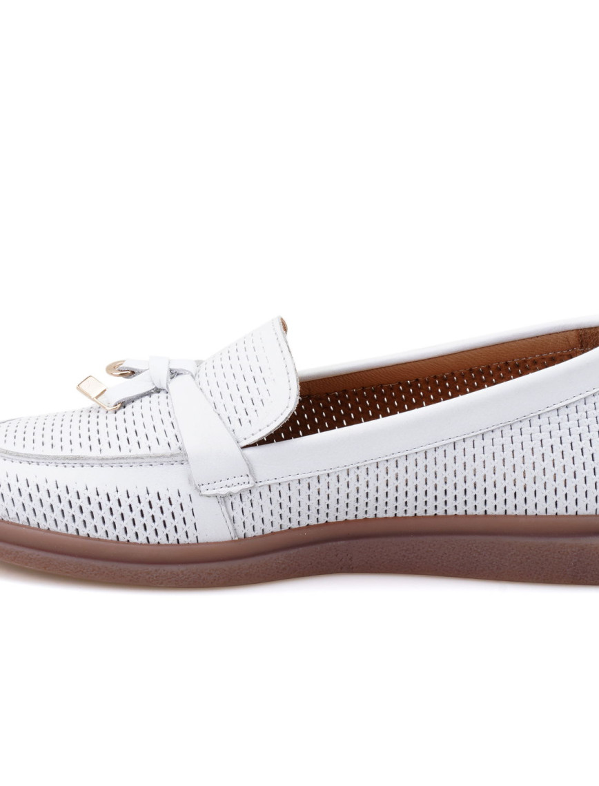 Kadın Beyaz Deri Günlük Ayakkabı Kadın Beyaz Deri Günlük Ayakkabı