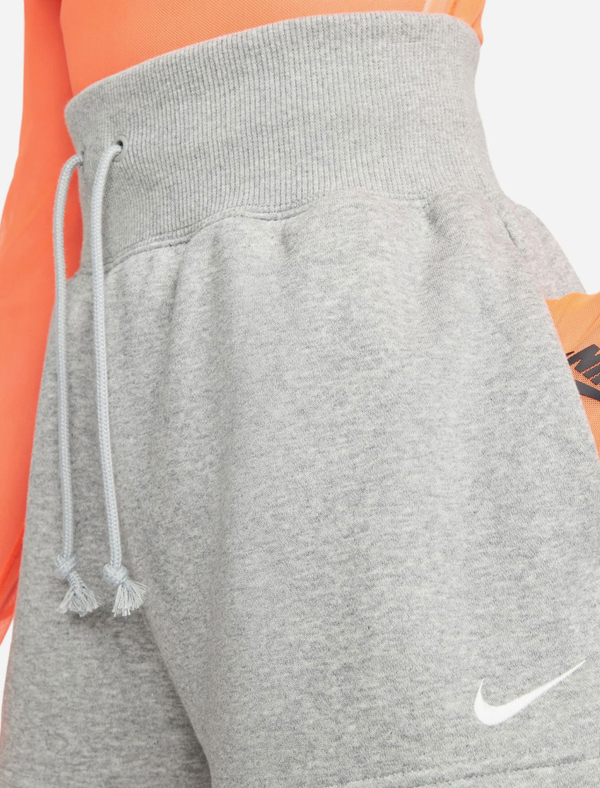 Nike Sportswear Phoenix Fleece High Rise Kadın Gri Şort Nike Sportswear Phoenix Fleece High Rise Kadın Gri Şort