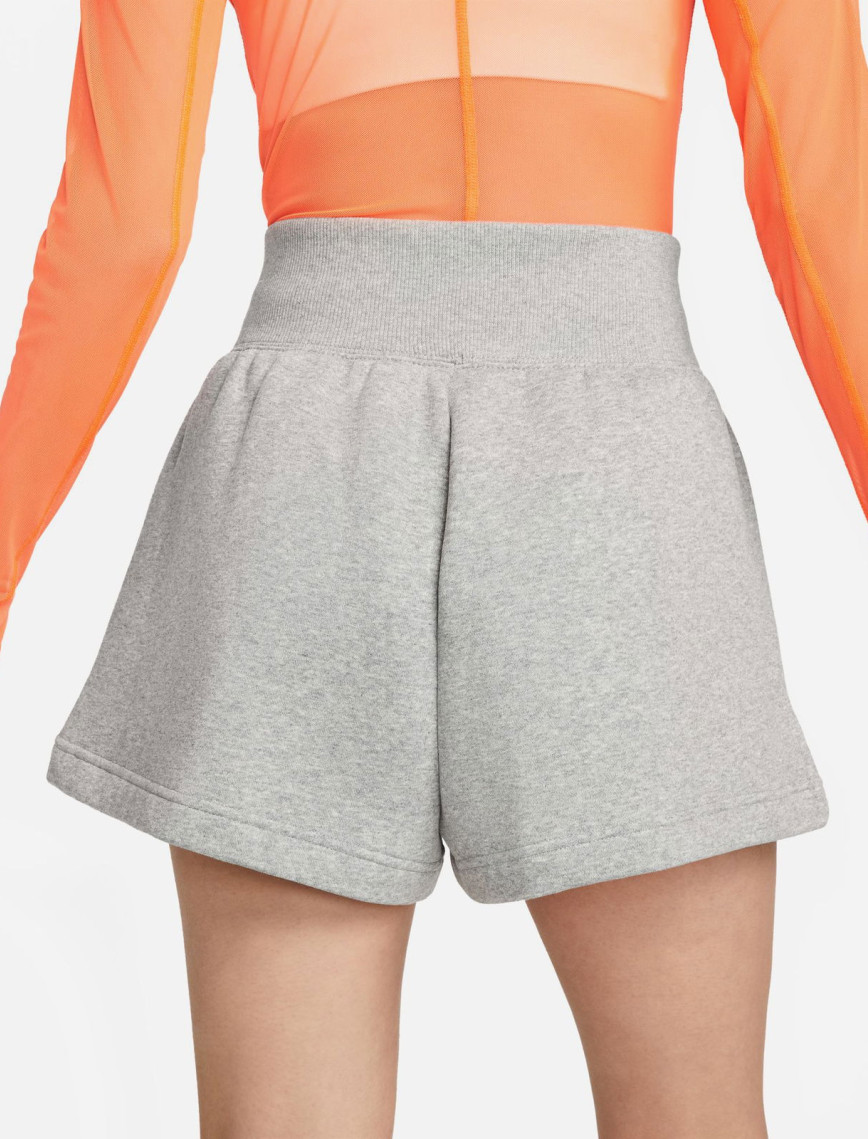 Nike Sportswear Phoenix Fleece High Rise Kadın Gri Şort Nike Sportswear Phoenix Fleece High Rise Kadın Gri Şort